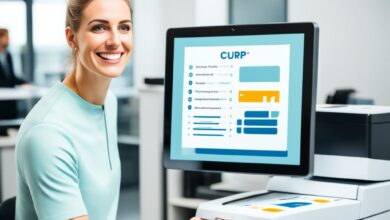 Consulta e impresión de la CURP